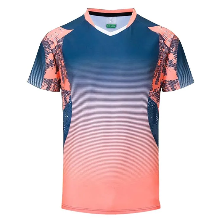 Customized Sportswear Badminton Jersey 100% Polyester Full Sublimation Printing Badminton Shirts Sportswear,badminton Shirts T/T