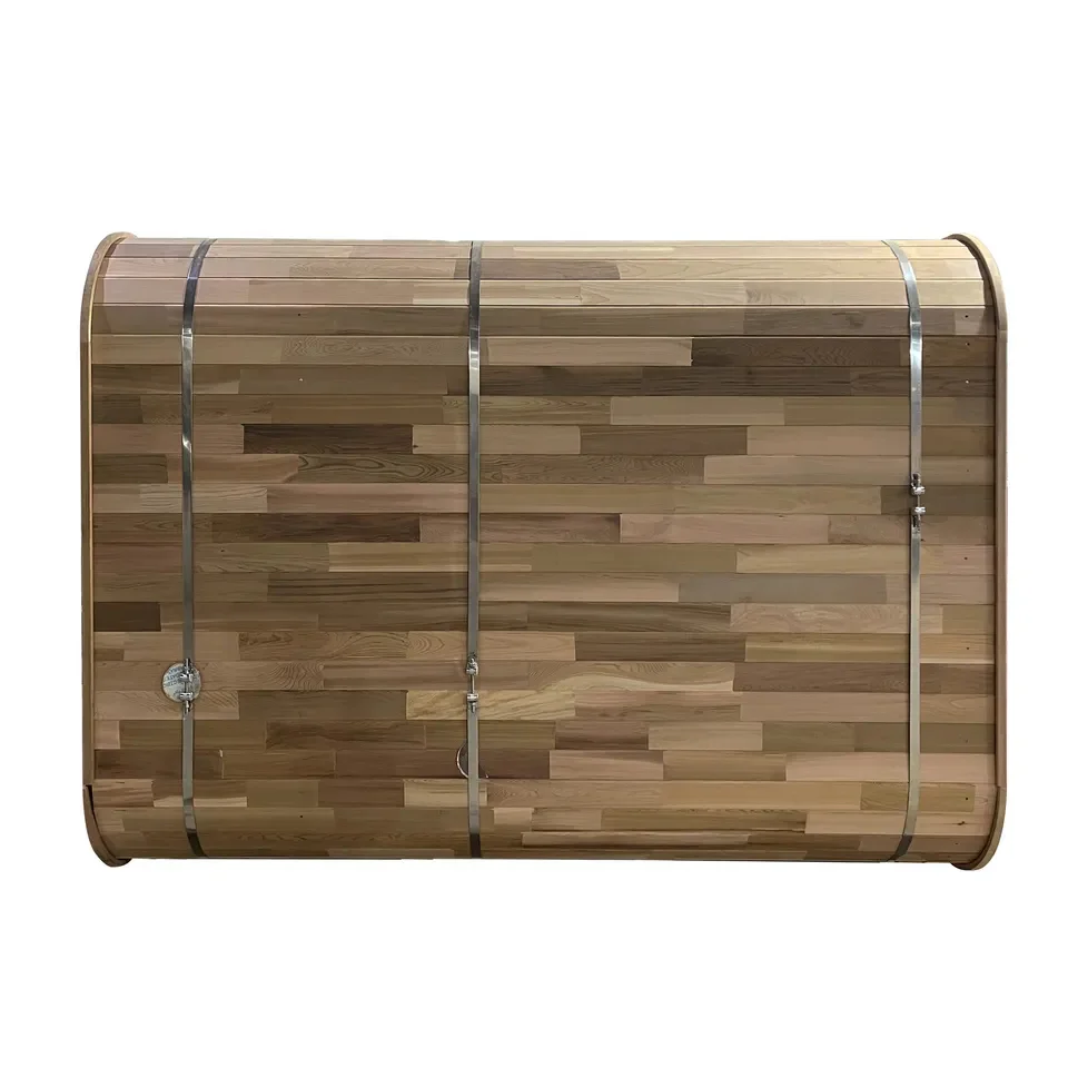 Sauna Shower Room Traditional Steam Hemlock Wooden Outdoor Modern Solid Wood Luxury Red Cedar Wood Outdoor 6 Person Sauna CN;JIN