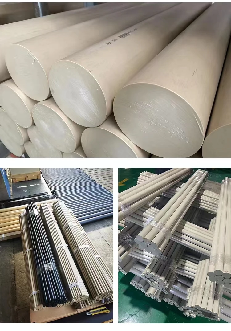 High UV resistance multiple high performance peek plastic multiple specifications customized polyether ether ketone board pipe