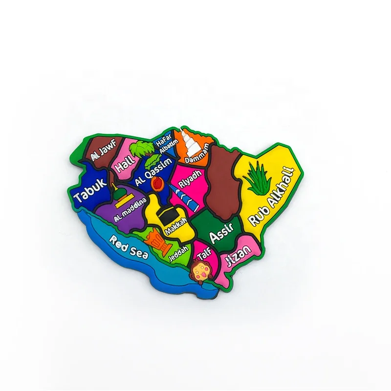 
Hot Sale Promotional Custom Refrigerator Magnet Rubber 3D 