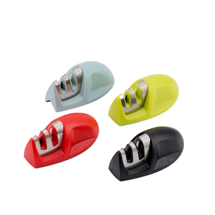 Outdoor Manual Knife Sharpener - Portable Kitchen Sharpener Two-stage multifunctional