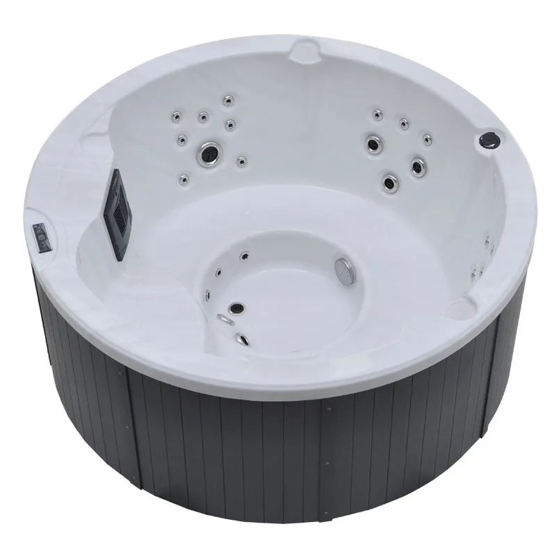 Outdoor Europe market low energy simple foot spa bath massager whirlpool outdoor spa bath hot tub