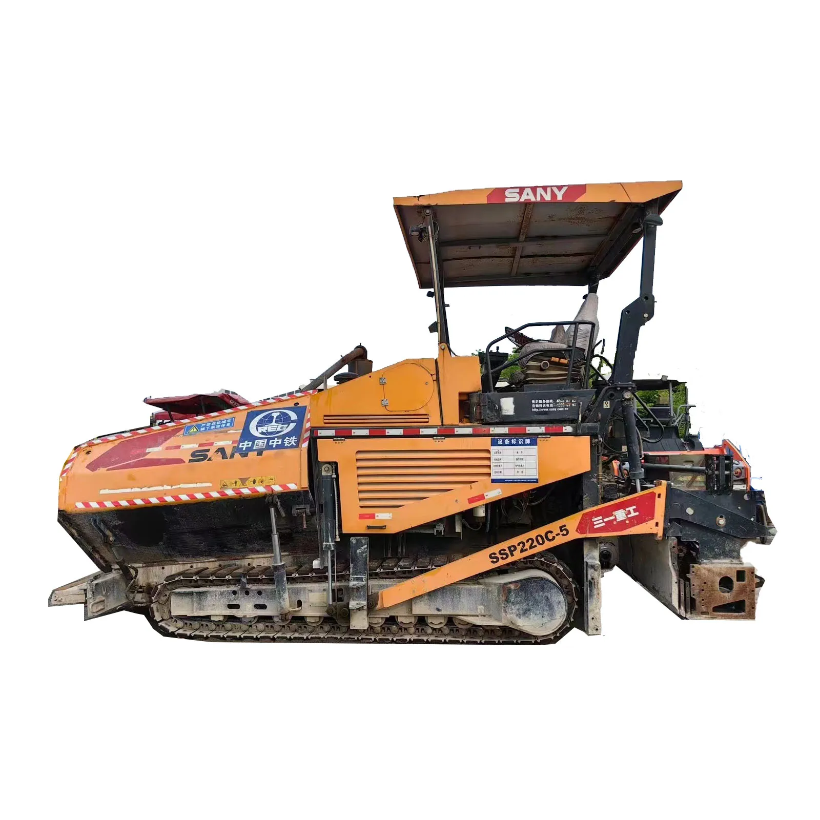 High Quality Used SANY SSP220C-5 Multifunctional Asphalt Concrete Paver Road Construction Equipment For Sale Factory Direct