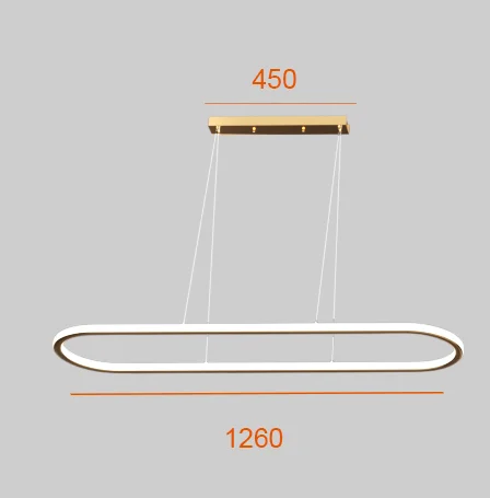 Large Lamp LED Smart Home Lamp LED Chandelier Anti-Dazzle Indoor Lighting Can Be Customized