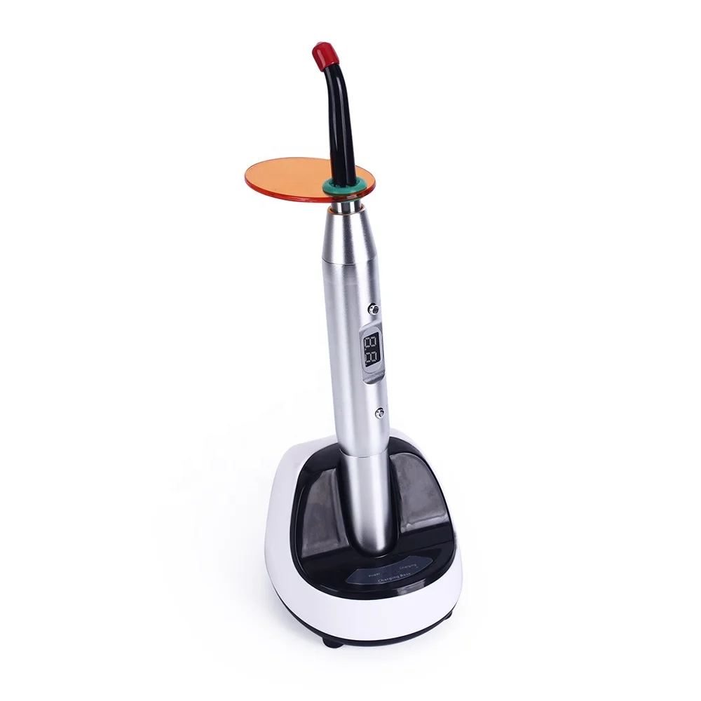 Dental Medical Equipment LED Curing Light Cure Lamp for Dentist Light density 2700mw Silver Color JAS-2001B