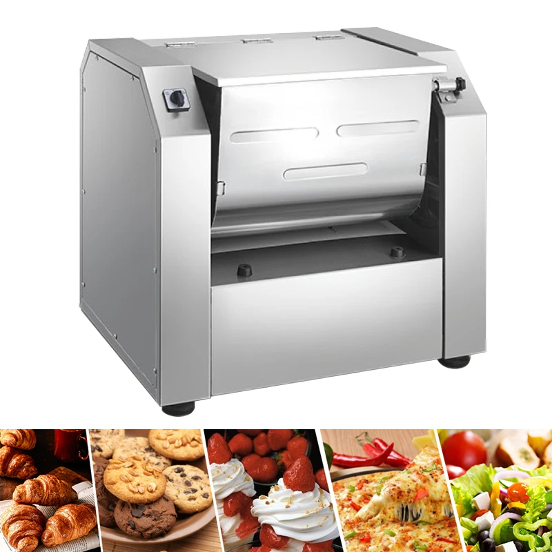 High efficiency 15/20/50kg bread flour mixing and Kneading Machine Mixer Horizontal noodle machine for bakery
