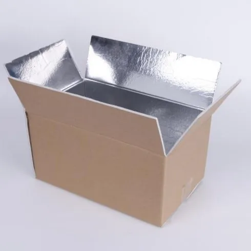Good price Thermal insulated corrugated cardboard vegetable/fruit meat packing box shipper/frozen food box