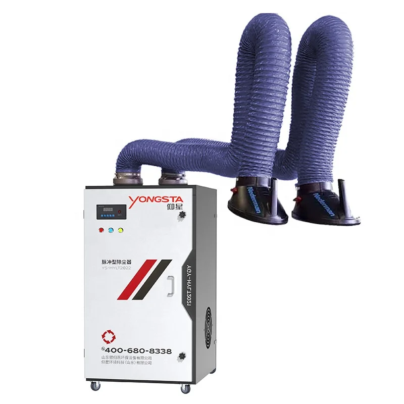 pulse clean dust cleaning type dust filter collector pulse jet industrial air filter