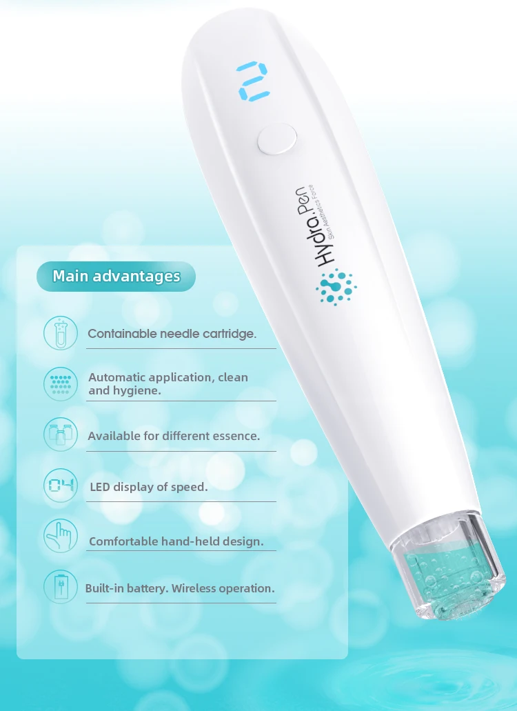 Электрический hydrapen Derma Pen Auto Meso Hydra H2 устройство для