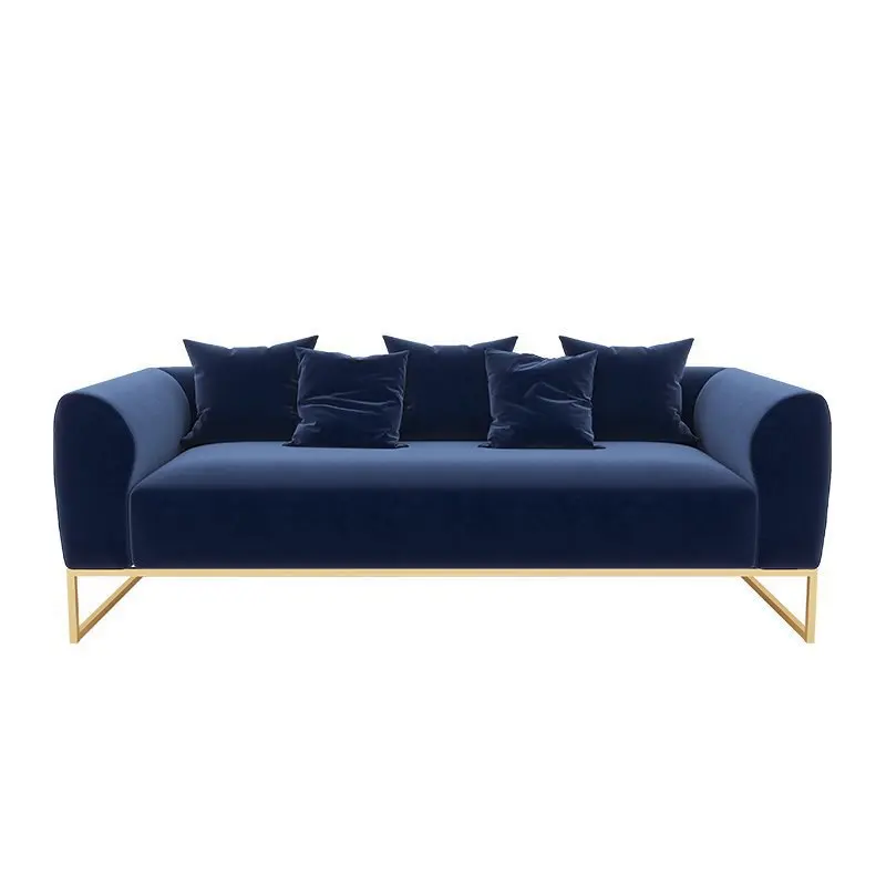 Couch Furniture Living Room Modern Furniture Cheap Fabric Sofa for Three-Seat Sofa
