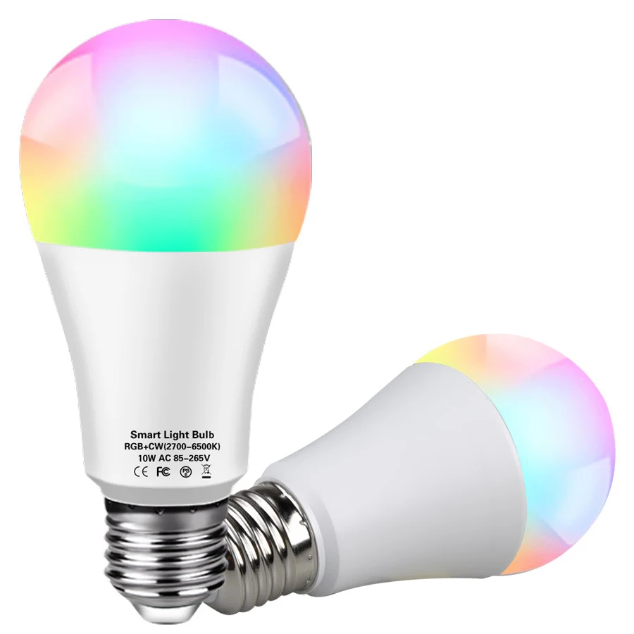 2023 popular WIFI+BLE Beacon mesh smart Led Bulb 9W 15W RGB Smart LED Light Bulbs Alexa and Google