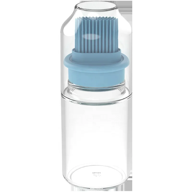 BBQ Baking brush Tools 2 in 1 Silicone Cooking Olive Oil Dispenser Bottle basting brush With Silicone Brush oil dispenser