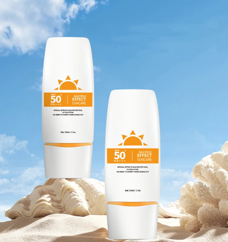 Bulk Sunscreen Spf 50 Korea Private Label Face Moisturizer Organic Halal Tinted Sunscreen Lotion Cream