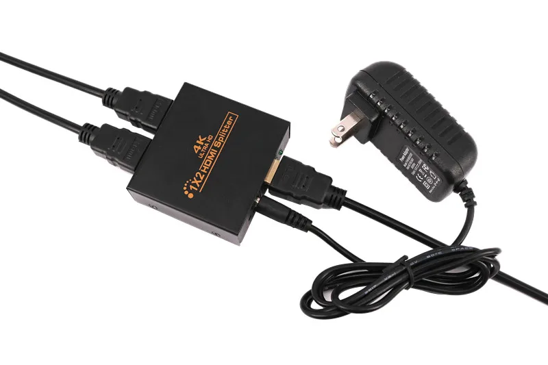 High speed 4k HDMI Splitter 2.0 1x2 with 1 input 2 outputs