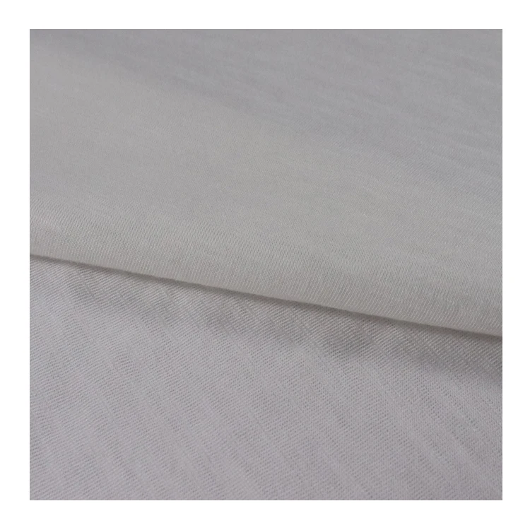 
50% Combed Cotton Fabric 50% Lenzing Modal slub single jersey 