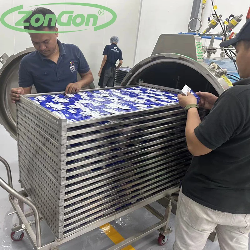 Seafood Canning product sterilizers retort machine