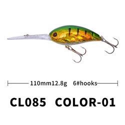 Wholesale Hard Bait Fishing Tackle High Quality Fancy Long Lip Deep Diving Crankshad Fish Bait