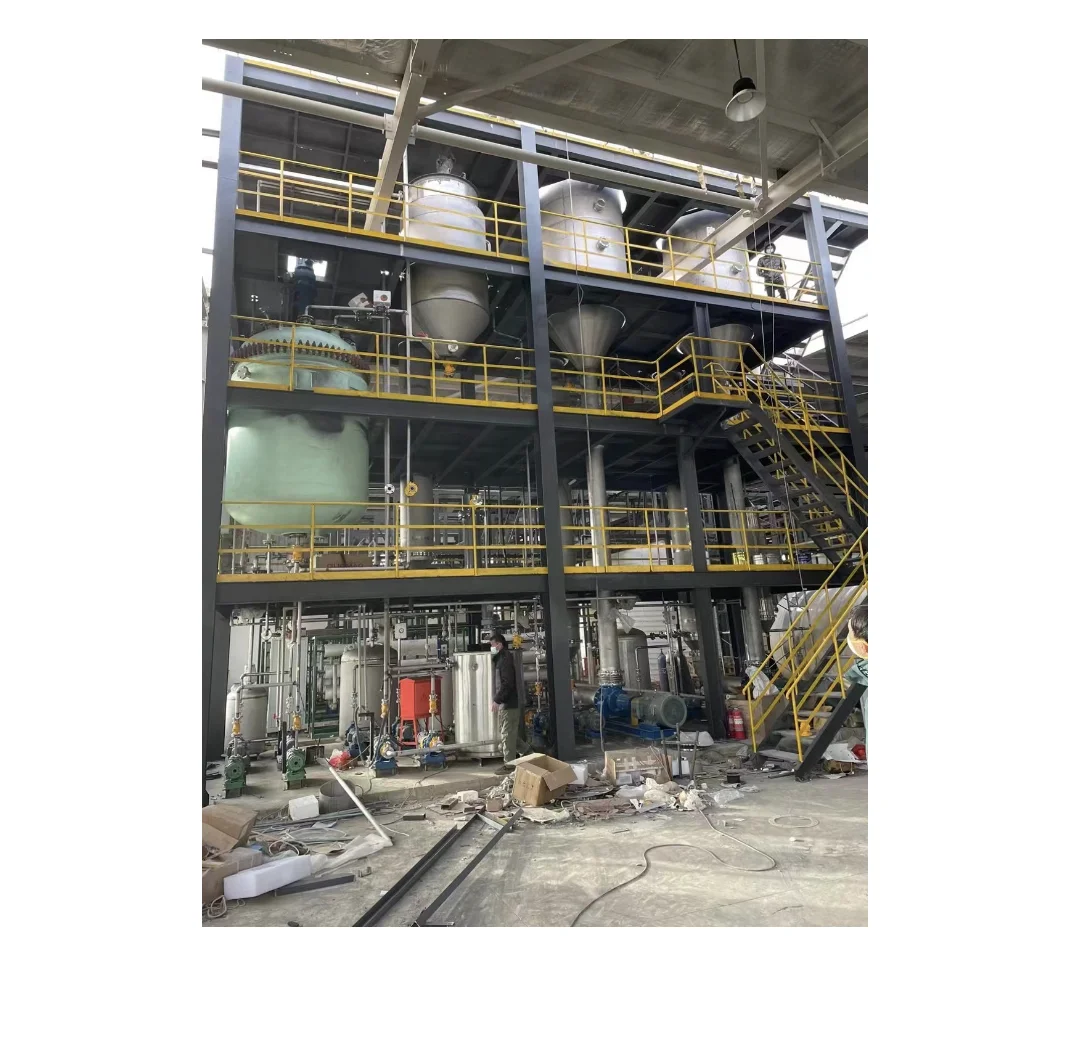 Multi effect vacuumed forced circulation sea salt evaporator for waste water