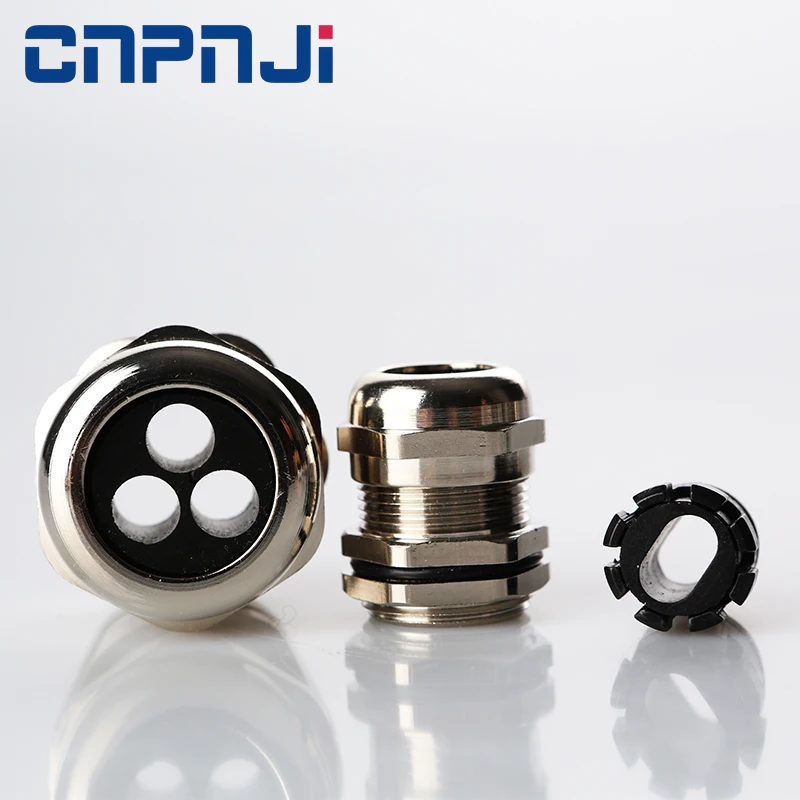 Hot-Selling brass  4 holes pg type multi-hole adapter  Multiple Entry Type Wire Cable Gland