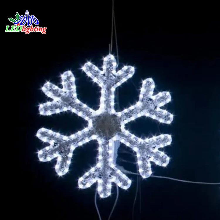 PVC Coating Copper Wire New Design Christmas Snowflake Motif Figure Holiday String Led Window Curtain Fairy Lights