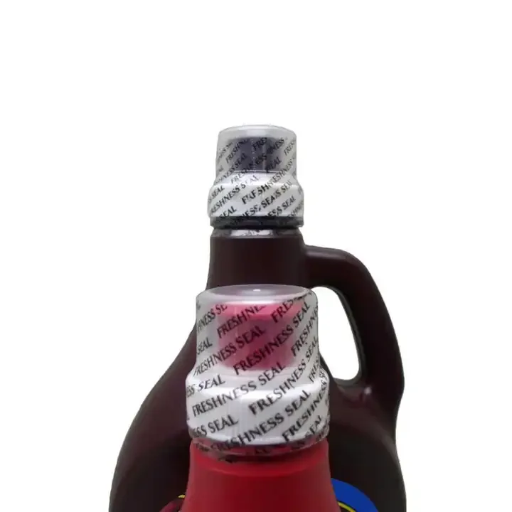 PVC Heat Shrink Water Bottle Cap Seal Package Wrap Seal Label, Customized Shrink Film Transparent Packaging Film Soft Zhongbao