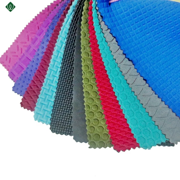 Neoprene Rubber And Plastics Rubber Raw Materials Custom 3mm Embossed Wetsuits Neoprene Fabric