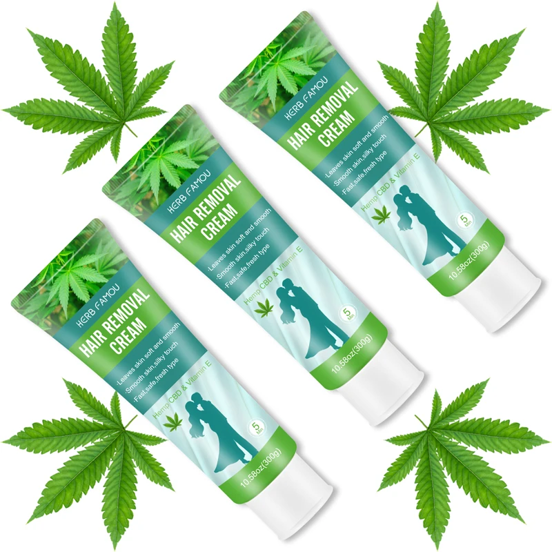 
HEBIQUAN Natural Quick Legs Permanent Armpit Private Parts Body Best Hair Removal Cream 