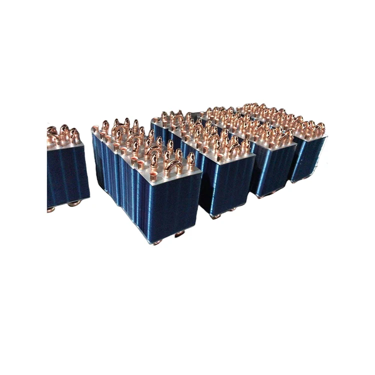 Copper Tube Aluminum Fin Condenser Coil Refrigeration 1.5P 2P 3P