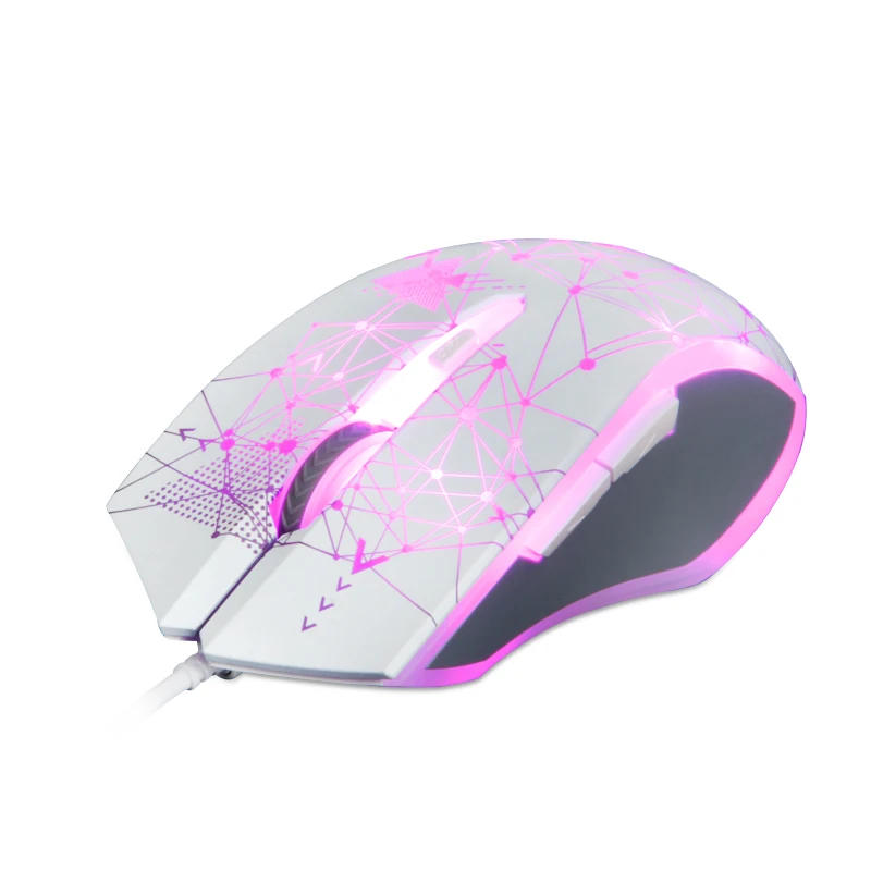 Hot selling  LED Wired Gaming Mouse E-sports Light Color Suitable  Gamer Gamer  DPI optical USB Mouse pc laytop