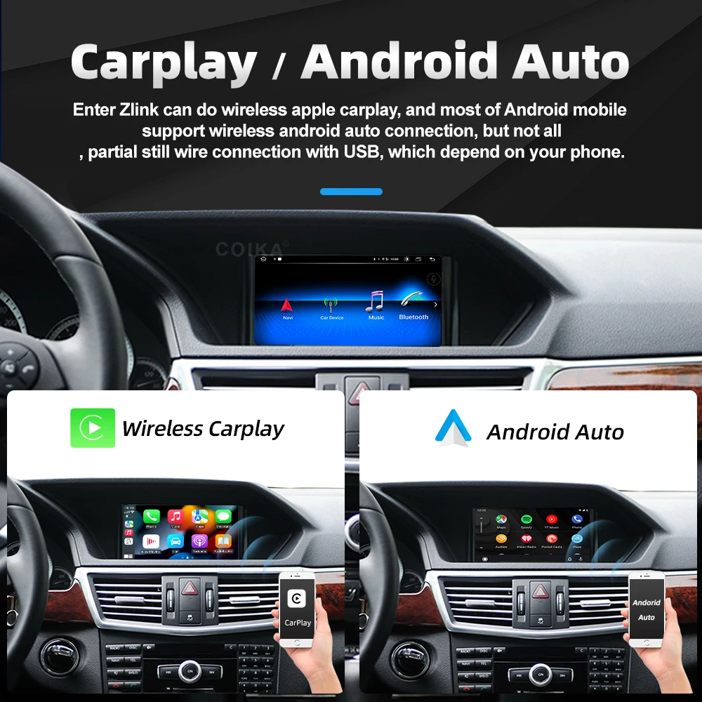 7 Inch Android Car Radio For Mercedes E W212 2009-2016 W447 WIFI SIM Carplay Touch Screen Multimedia Stereo