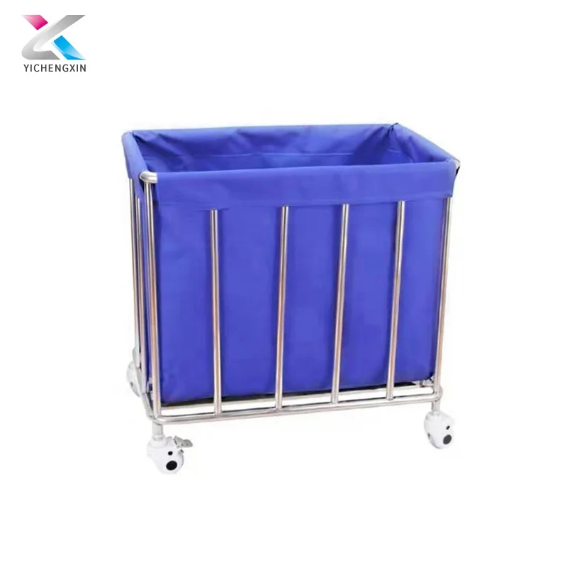 
Best sales stainless steel dirt cart hospital emergency cart 