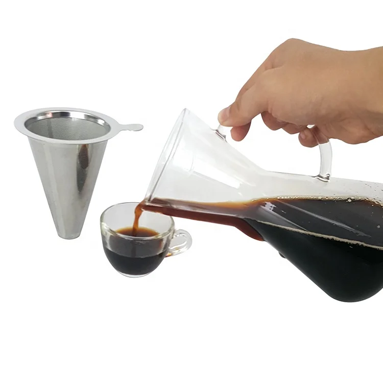 Wholesale High Quality Hand Drip Brew Coffee Cups Pot Sets Filter Turkish Coffee Maker Coffee Serving Set