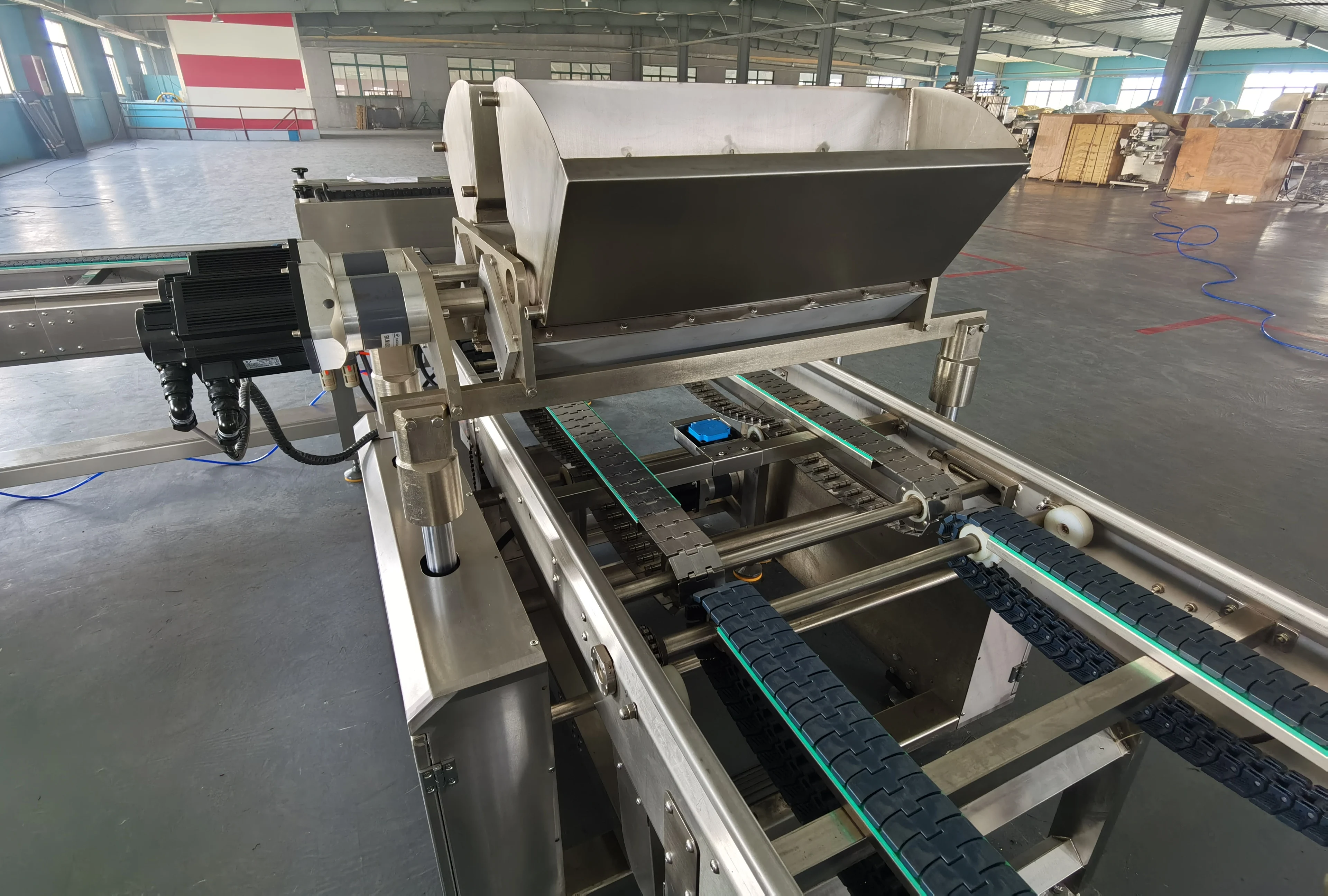 Large output Sandwich cake Egg pie cake Cupcake production line Cream, ice cream filling cake making machine made in China