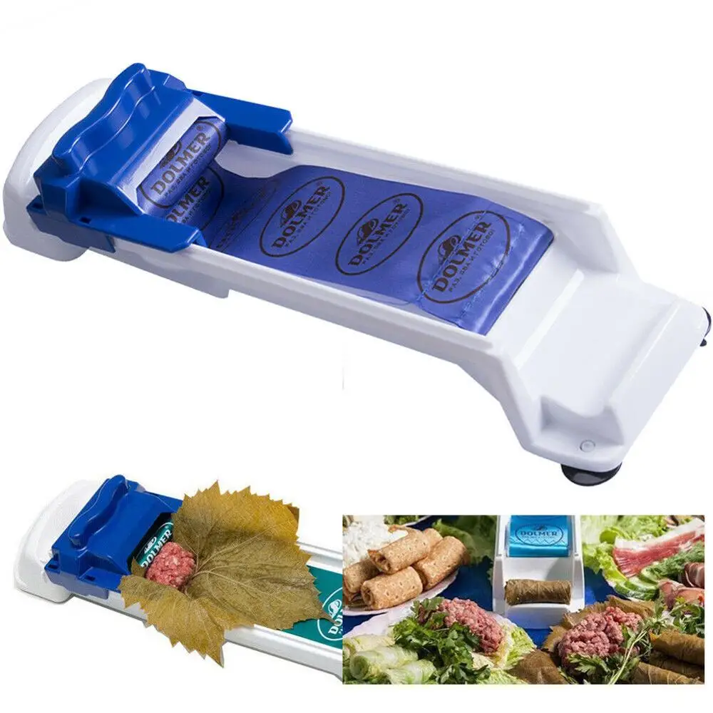 1X Meat Vegetables Cabbage Leaf Rolling Tools Magic Food Stuffed  Roller Machine For Turkish Dolma Quick Sushi Making Kitchen