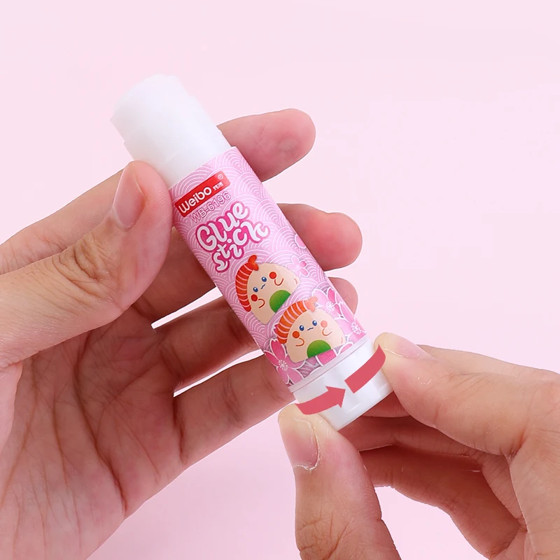 Weibo Glue Stick School Wholesale Price High Quality Office School White Solid Glue Stick Stationery Supplies Weibo Stationery