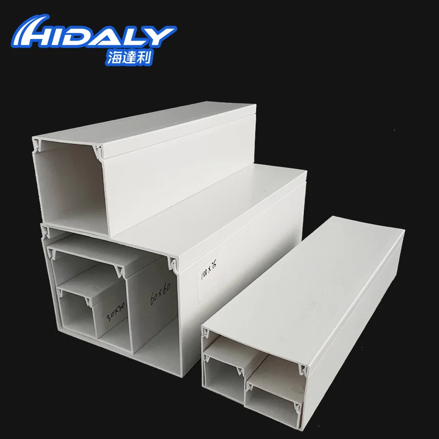 Foshan Lvzhike хорошая изоляция ПВХ Белая стена Canaleta кабельная крышка 20*10 12*12 25*16 25*25