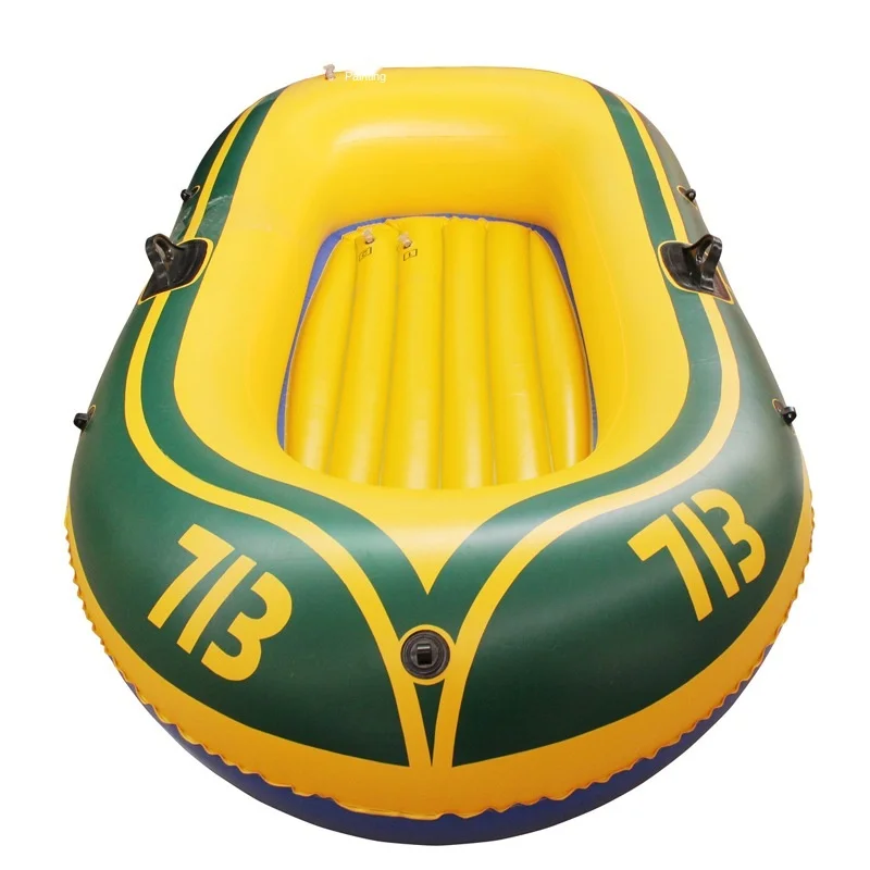 Inflatable rubber dinghy thickened fishing boat kayak multi-airbag assault boat wear-resistant 2/3 person one drop shipping