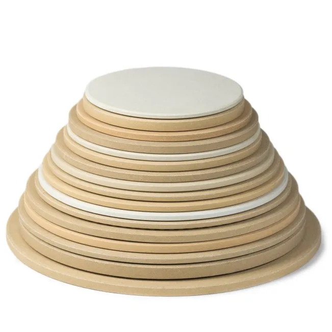 14-inch Cordierite Baking pizza stone for oven and BBQ grill