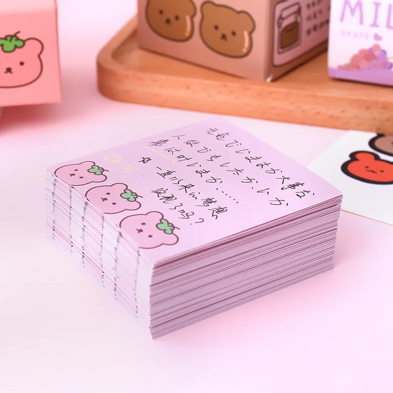 INS kawaii розовый мультяшный красочный Новый дизайн бумажный блокнот для