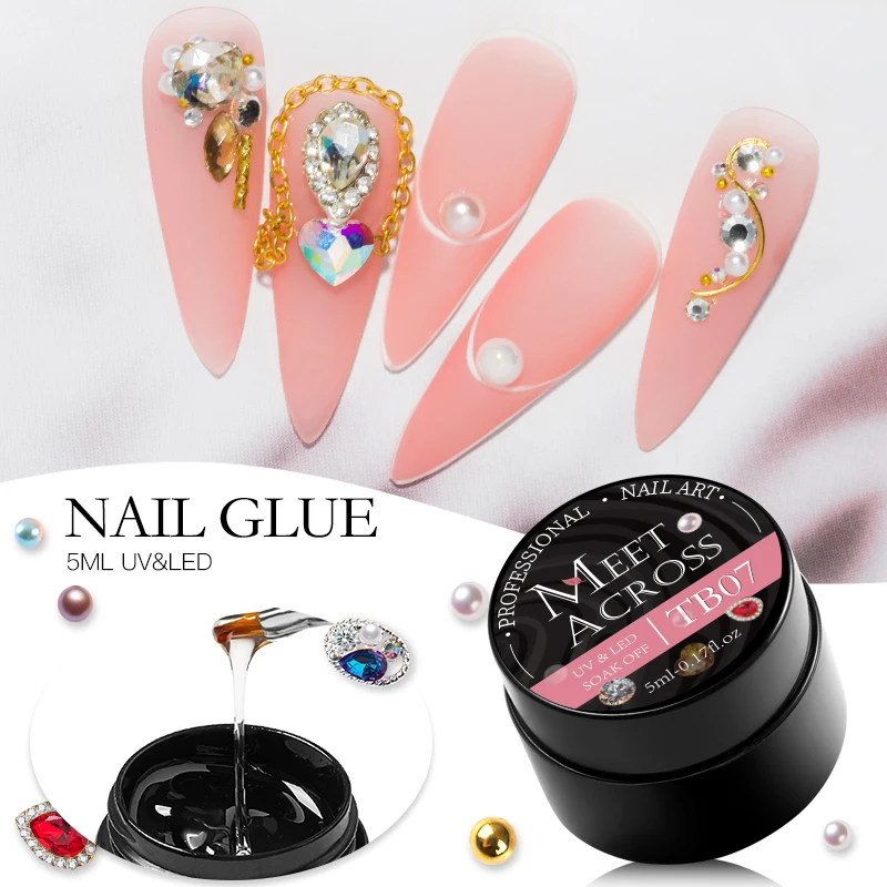 5 мл Фирменная этикетка, сильное клейкое соединение, стразы, украшения для ювелирных изделий, гель-клей для ногтей