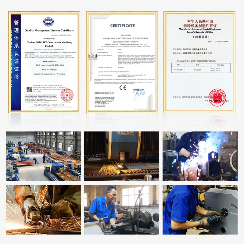 BOB LIFT Portable remote control articulated arm hydraulic hoist crane lifting