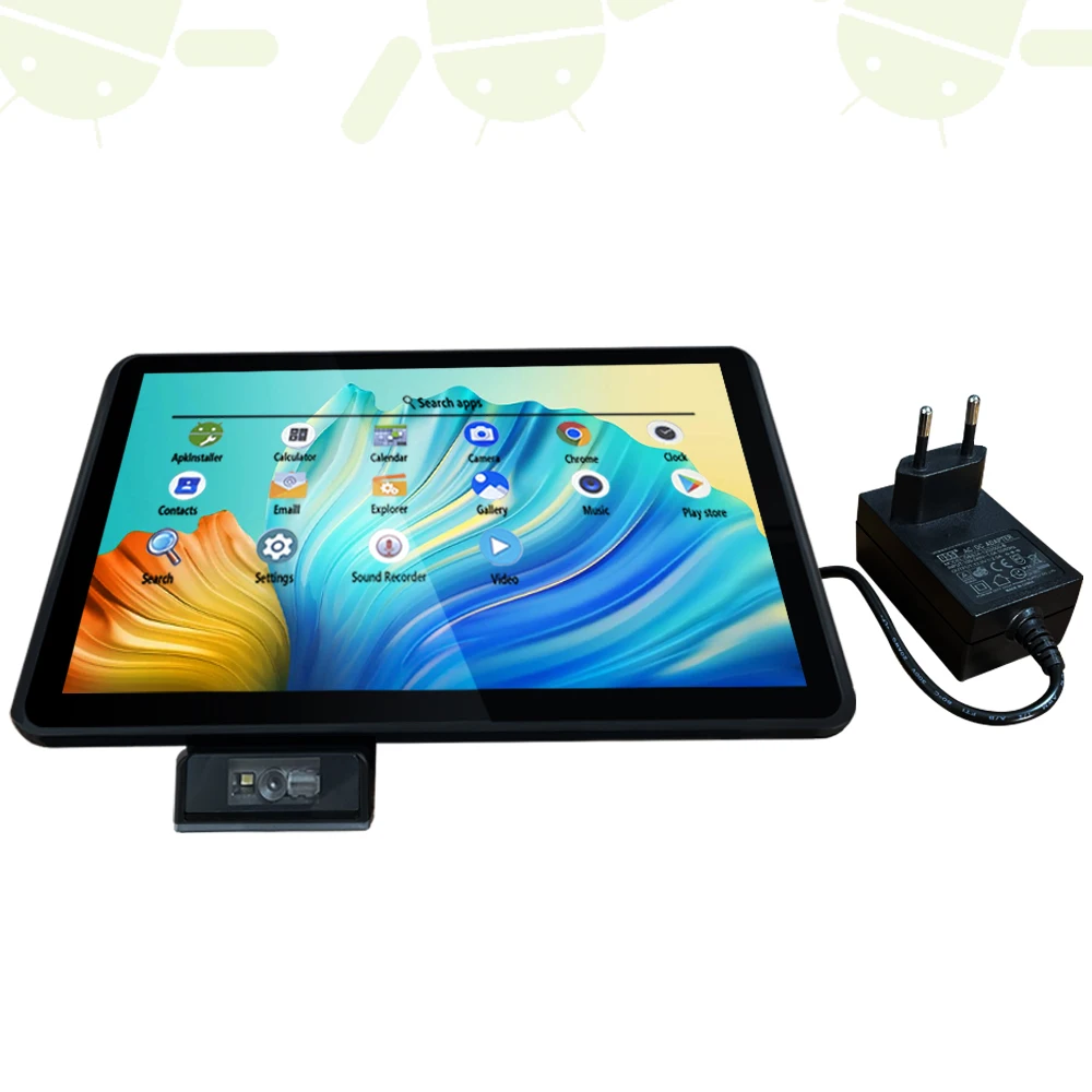 Factory Price POS Terminal Capacitive Touch Barcode Android Verson Price Checker For Supermarket