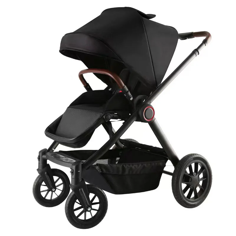 high quality new arrival high landscape baby buggy travel push chair carriage stroller 2 in 1 foldable for 0-3 years old infants