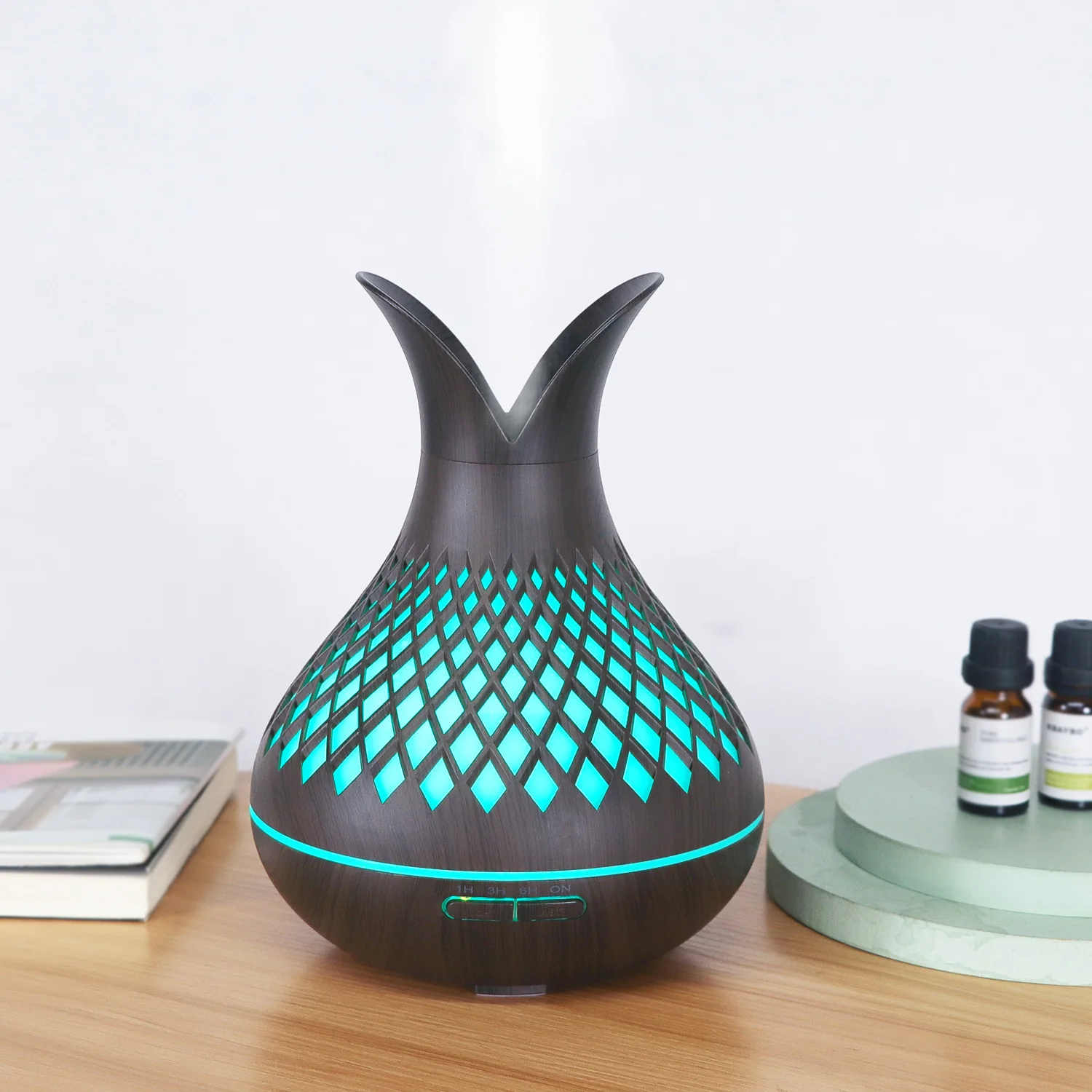 300ml Humidifier Led Light And Aroma Diffuser Atomizer Air Essential Oil Ultrasonic Air Humidifier