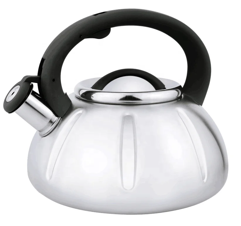 
Stainless steel whistling for tea water kettle europe style and desktop usage condition kettle 
