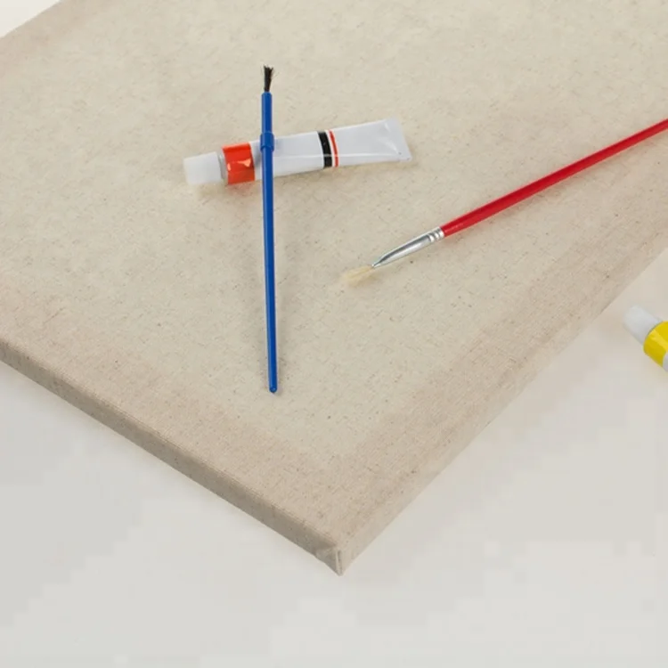 Оптовая продажа 30*40 см 220 г темно серый картина маслом холст с 1,6*3,0 см Paulownia дерево для живописи маслом