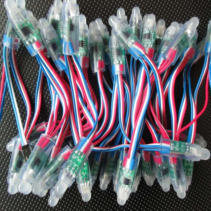  WS2811 водонепроницаемый полноцветный RGB светодиодный цифровой пиксельный модуль освещения