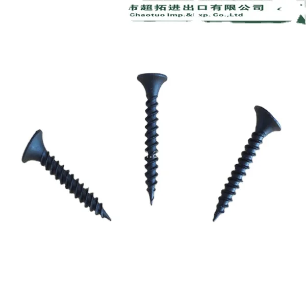 High Quality  Black Gray Phosphate Board China Black Drywall Screw