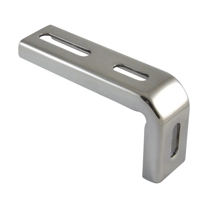 
SS BRACKET N802A WITHOUT KNOB LIP L SHAPE PARTS STAINLESS STEEL AISI304 for conveyor 
