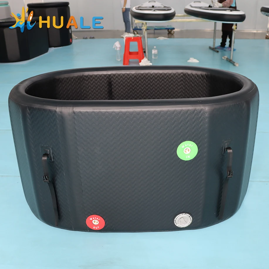 China Supplier Customized Cold Plunge Inflatable Ice Bath Portable Plunge Recovery Water Treatment From Ice Barrel For Kids